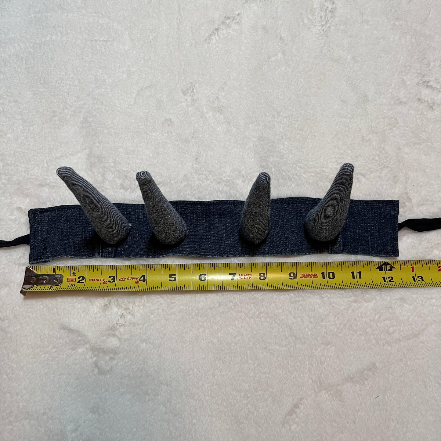 Denim Spike Choker (XL Spikes)