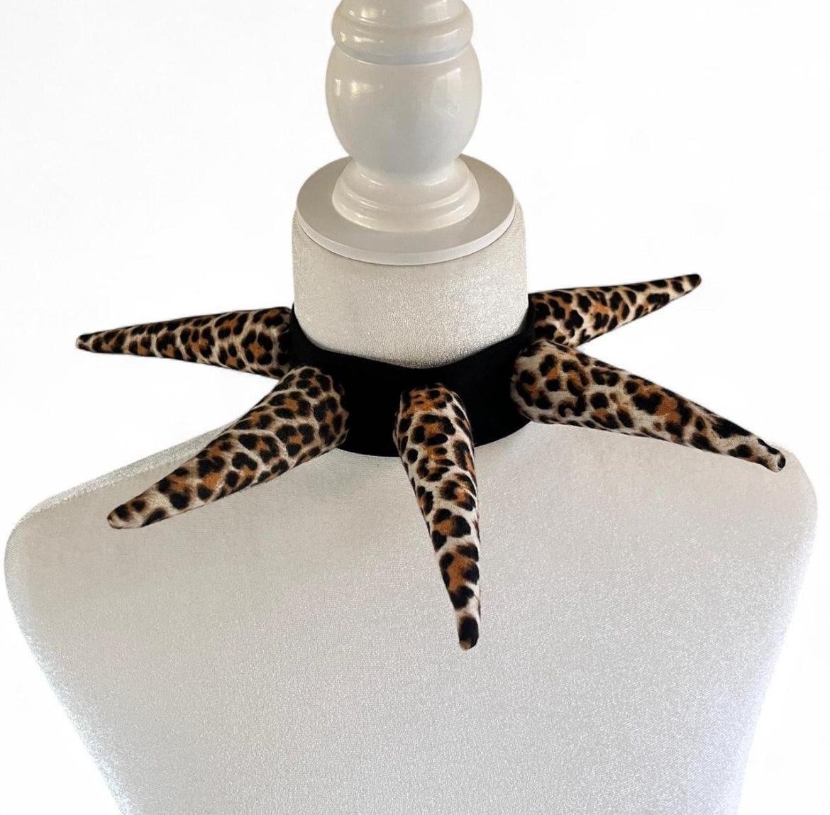 Cheetah Print Spike Choker