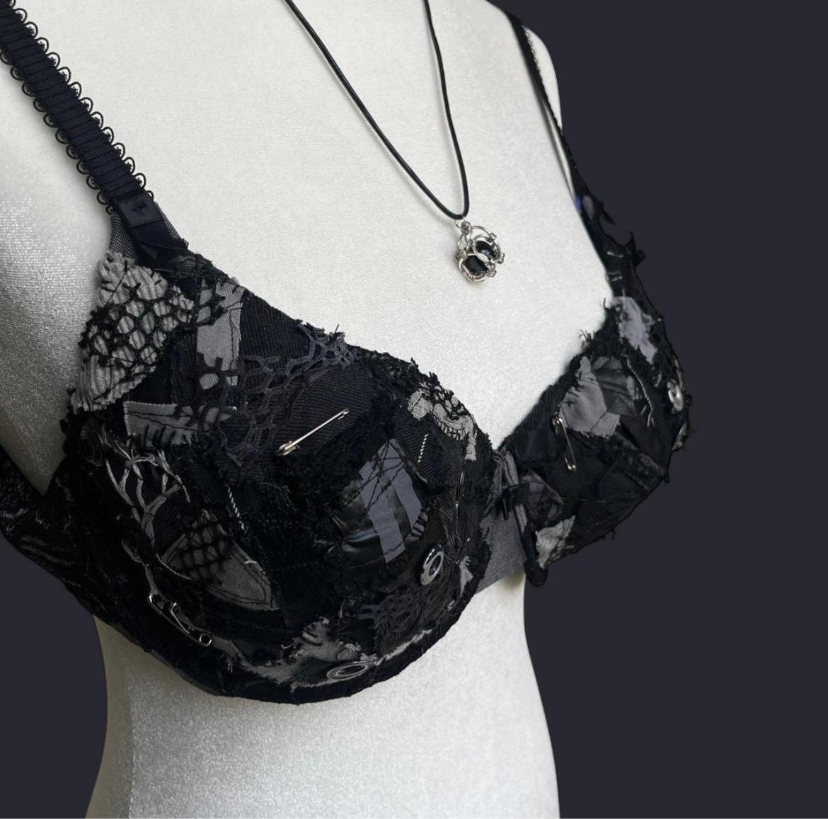 Black/Silver Post Apocalyptic Top