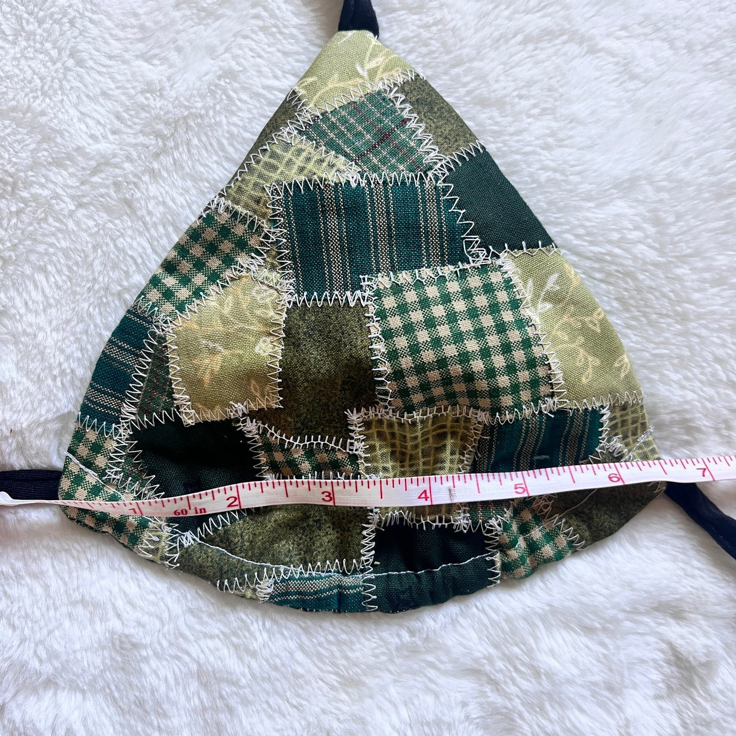 Green Patchwork Top