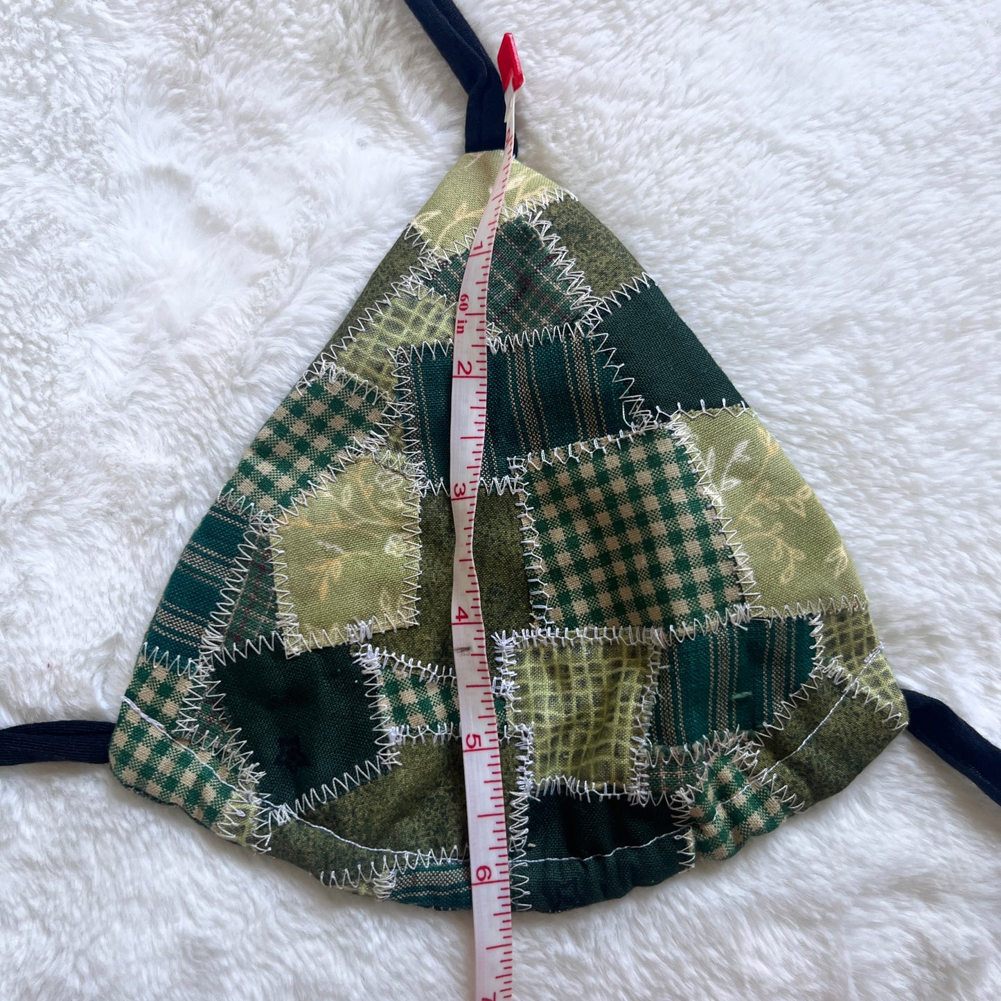 Green Patchwork Top